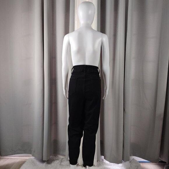 Torrid Womens Button High Rise Stretch Cotton Blend Black Denim Jeans Size 24S - Picture 3 of 10